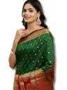 ​Art Silk Saree with Separate Blouse – Zari Woven Design